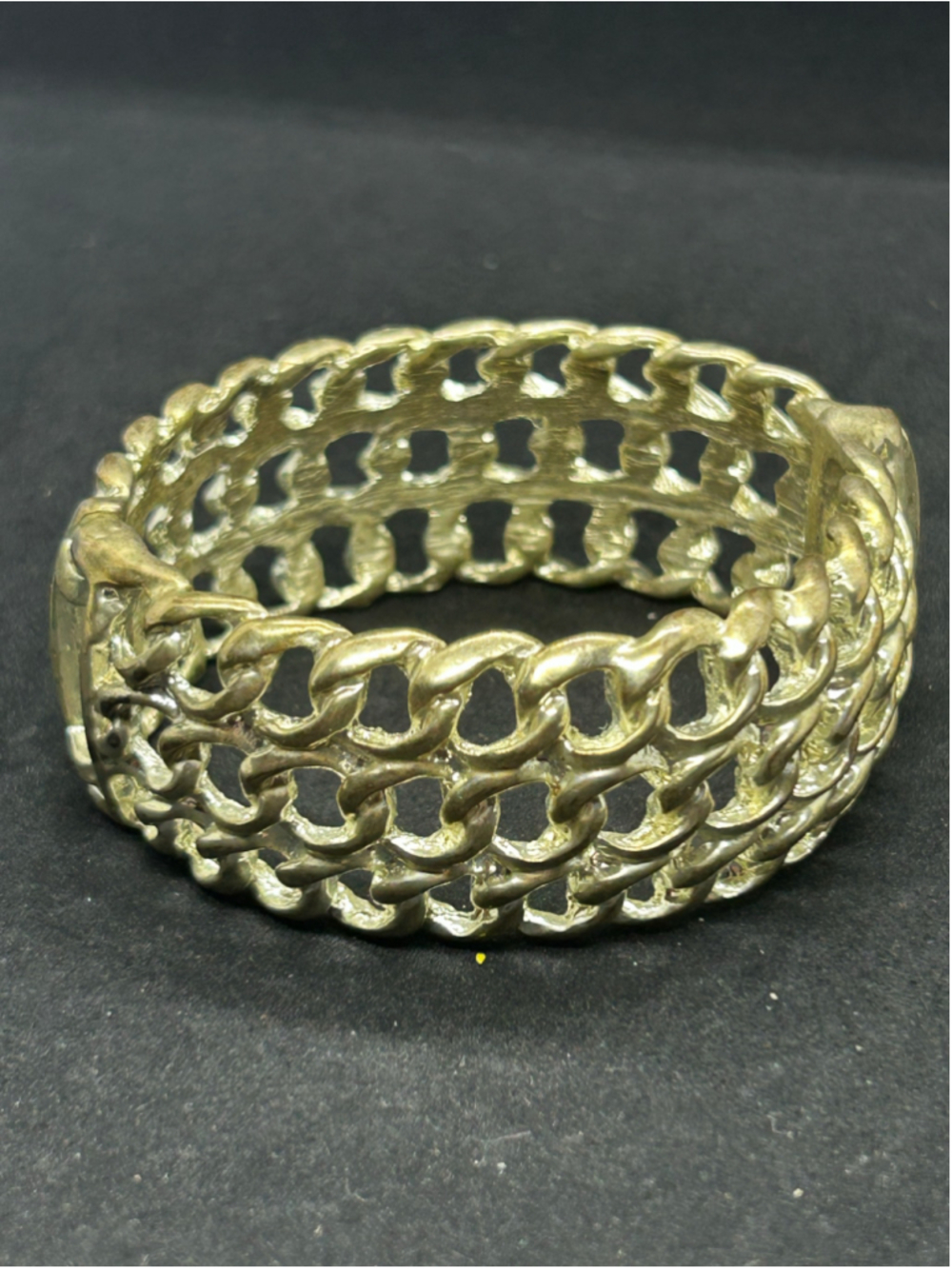 Women's Unbranded Gold Tone Chain Link Cuff Bracelet One Size
